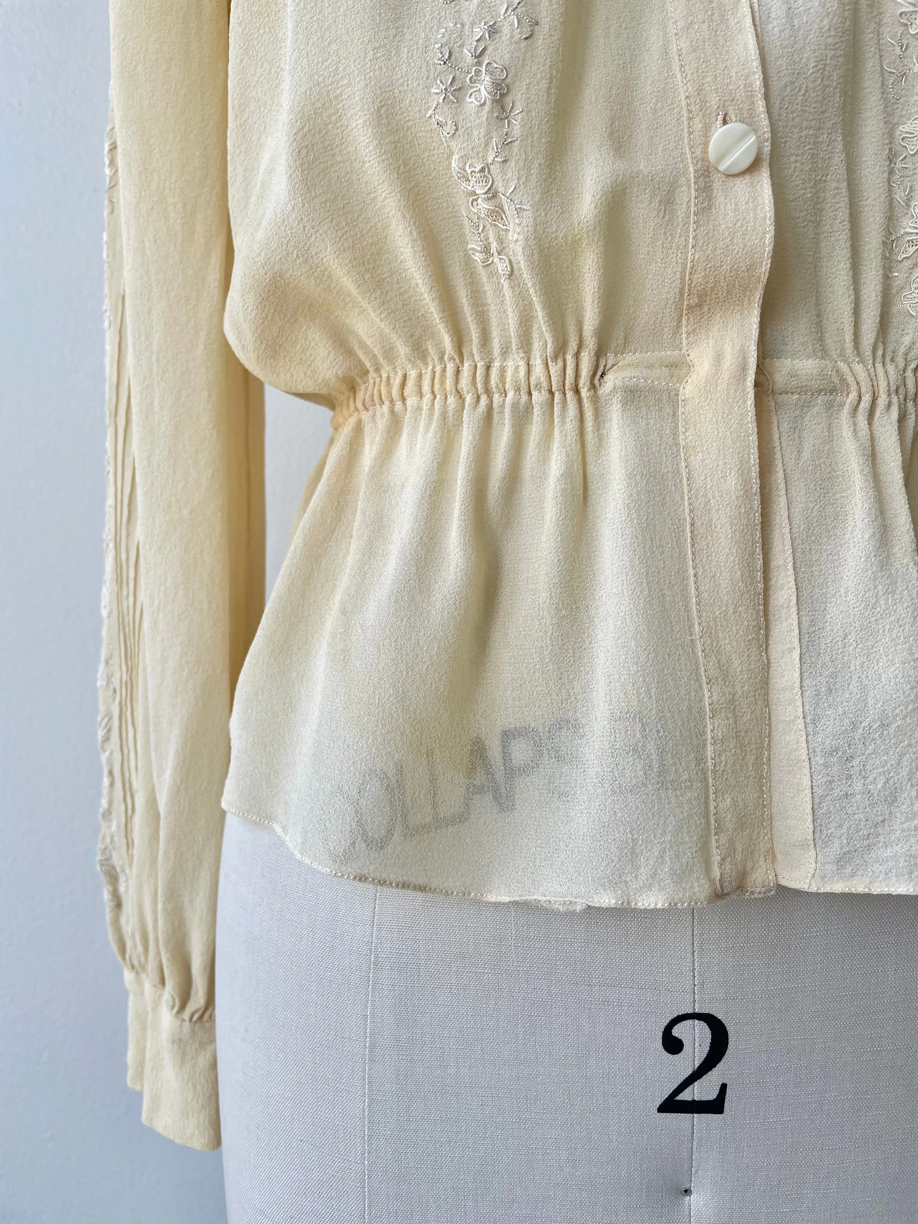 1930s Niara Silk Blouse