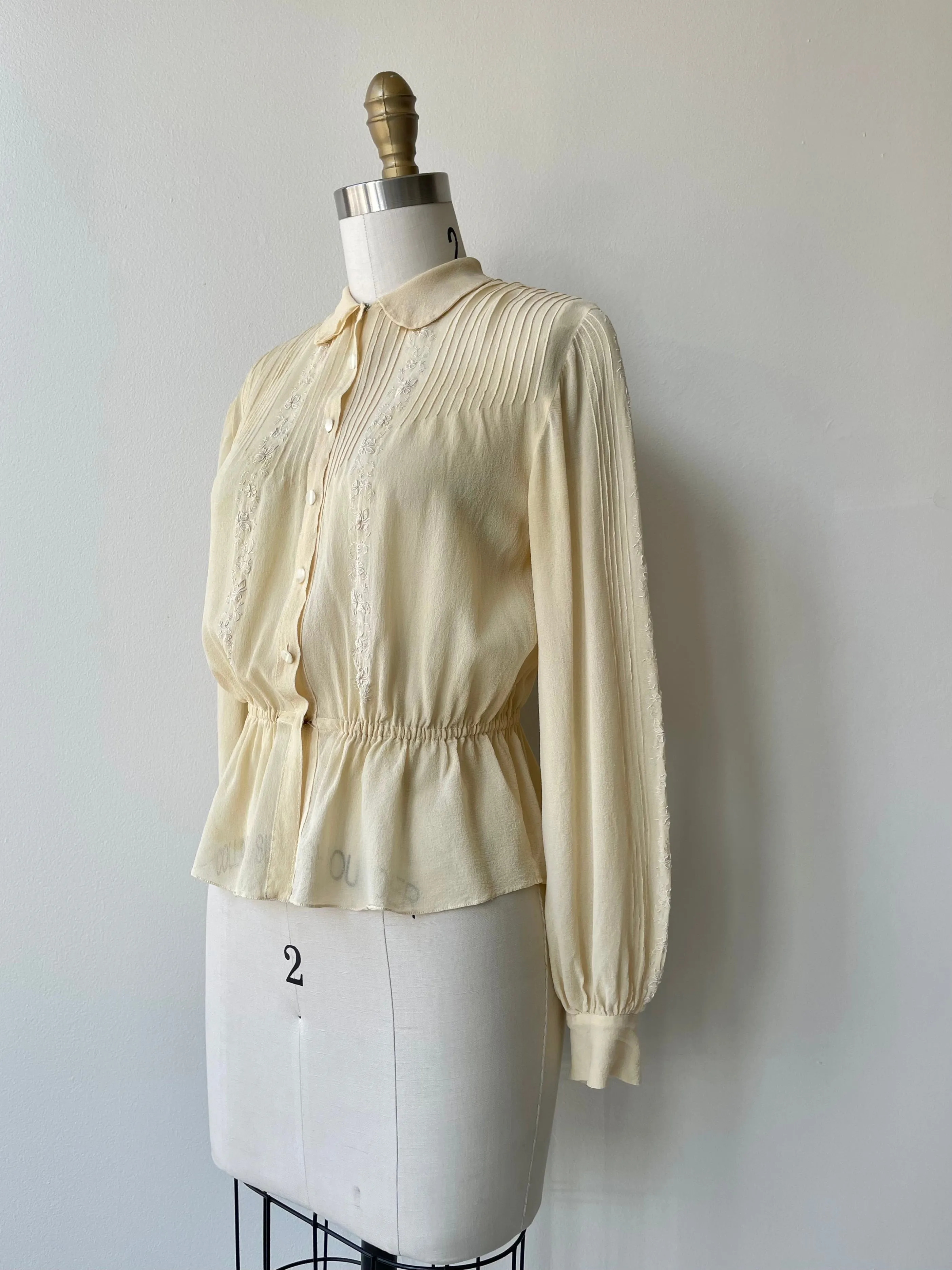 1930s Niara Silk Blouse