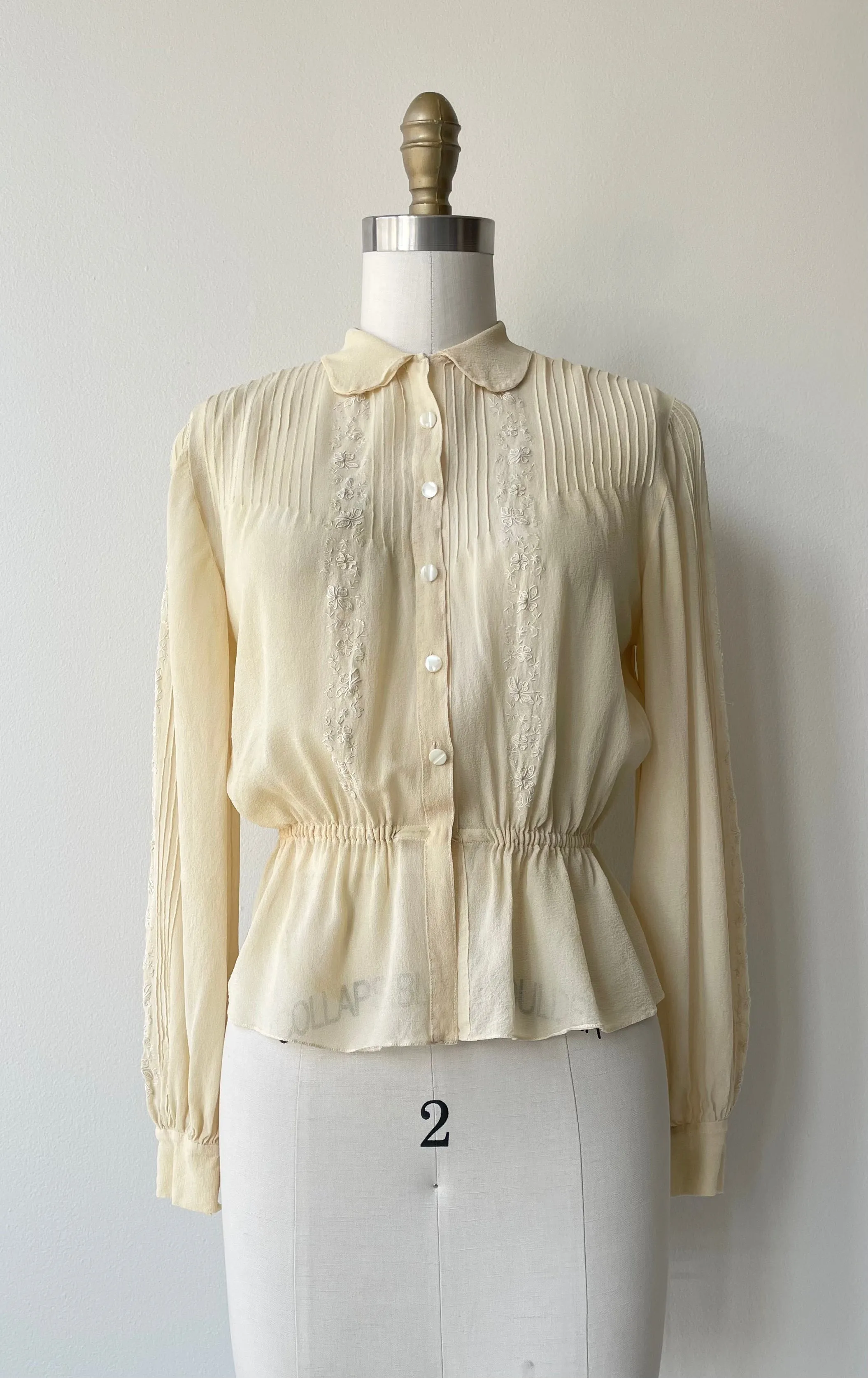 1930s Niara Silk Blouse