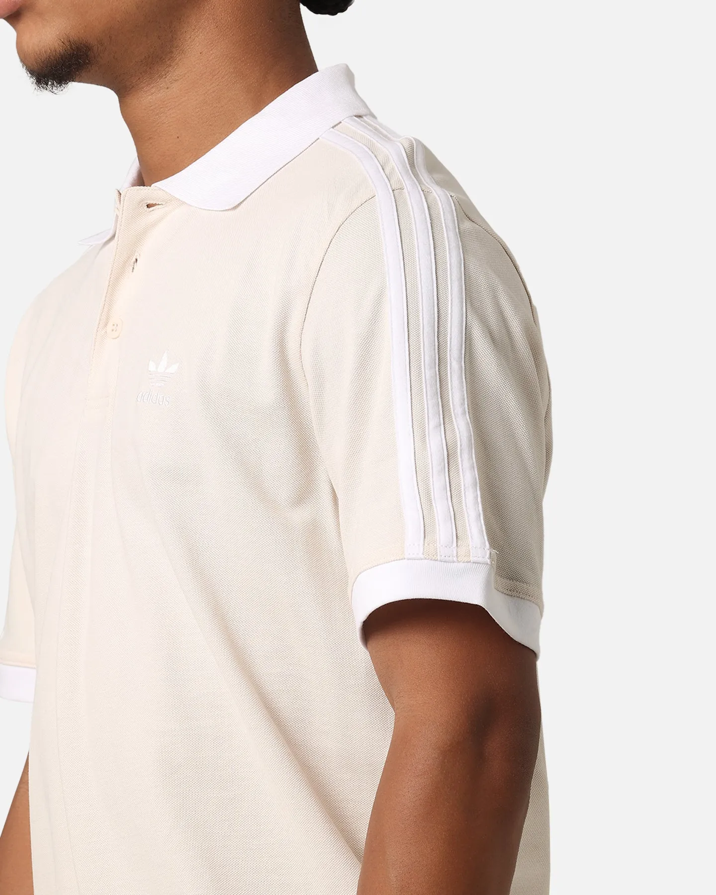 Adidas 3-Stripe Polo Shirt Wonder White