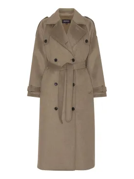 Bea Wool Coat - Brown