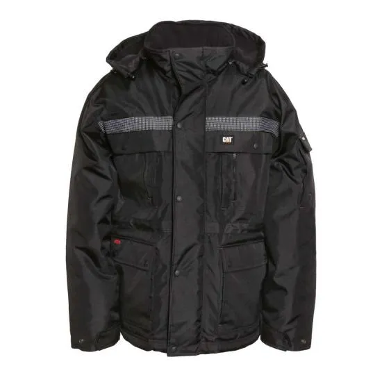 CAT Men's Insulated Work Winter Parka -  Black W11432