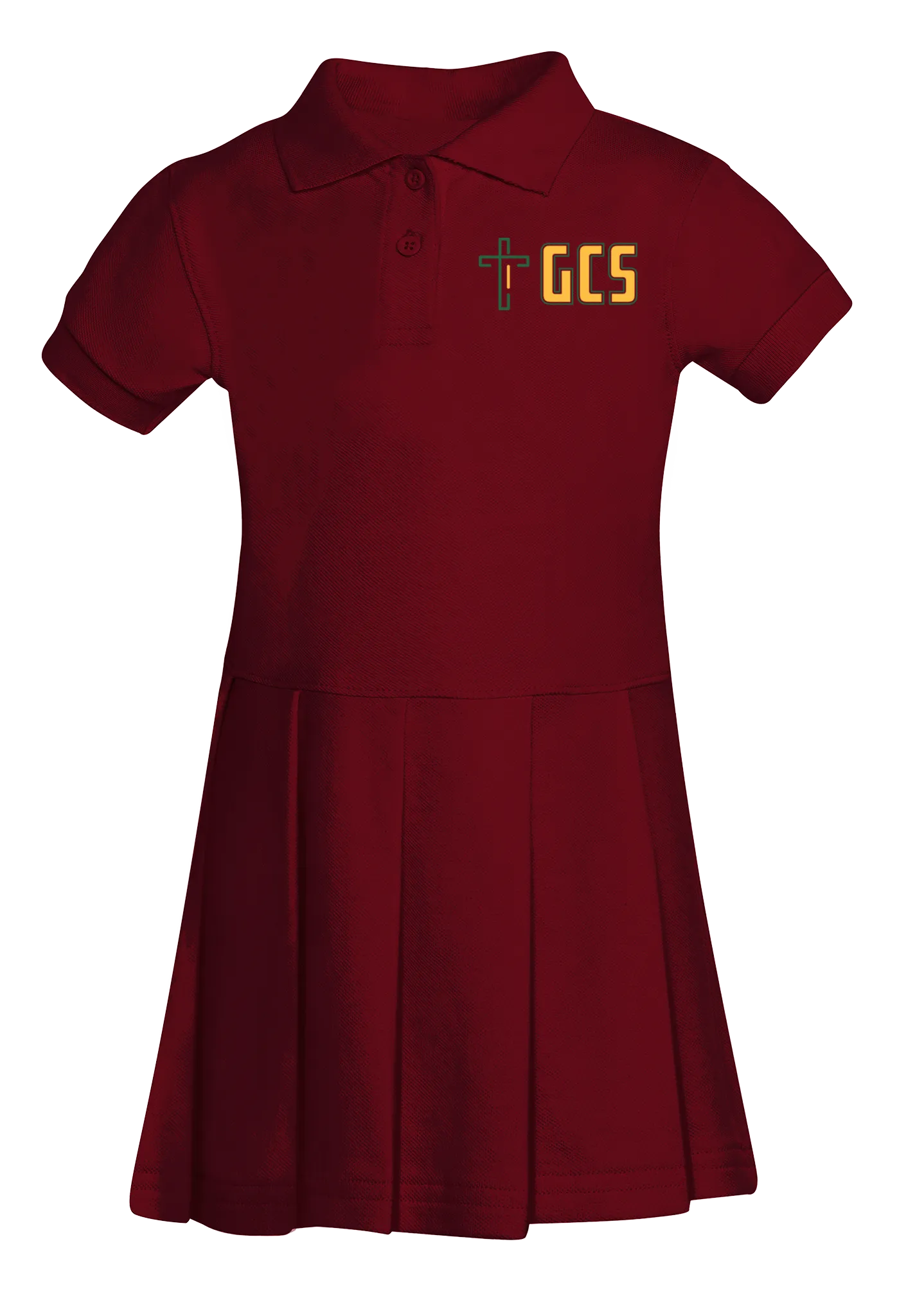 Childrens Pique Polo Dress (Sizes 4-6X)