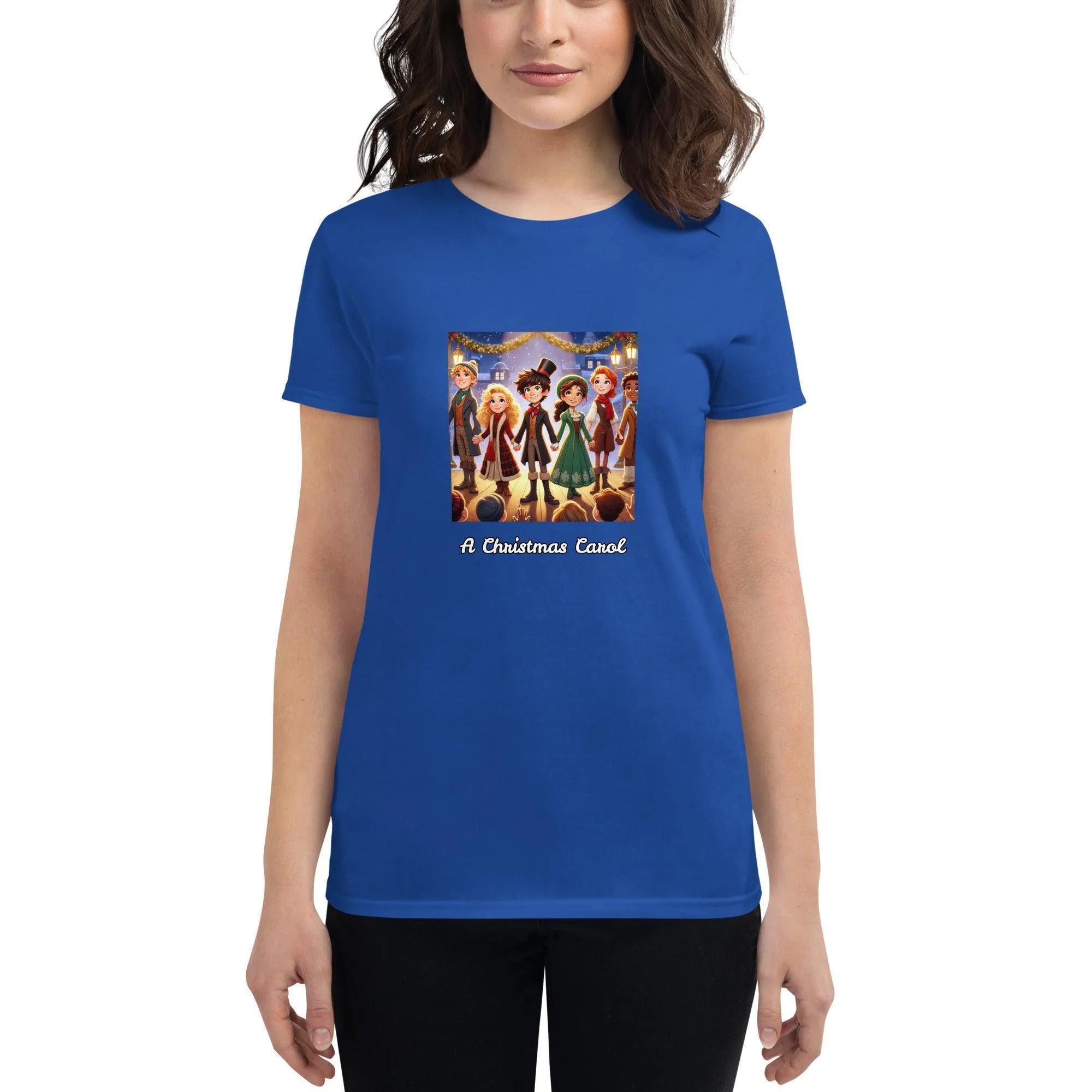 Christmas Carol Curtain Call - Women's short sleeve t-shirt