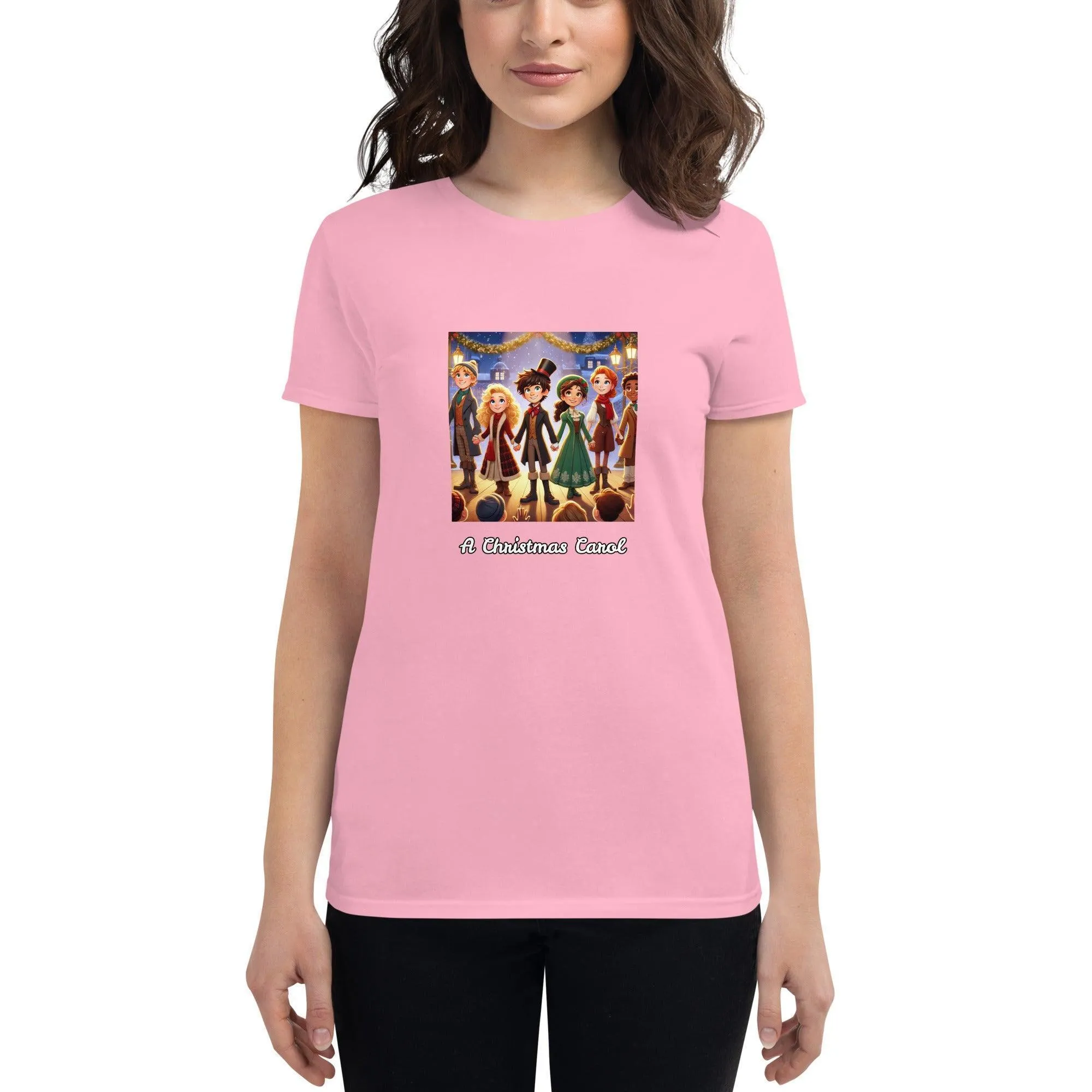 Christmas Carol Curtain Call - Women's short sleeve t-shirt