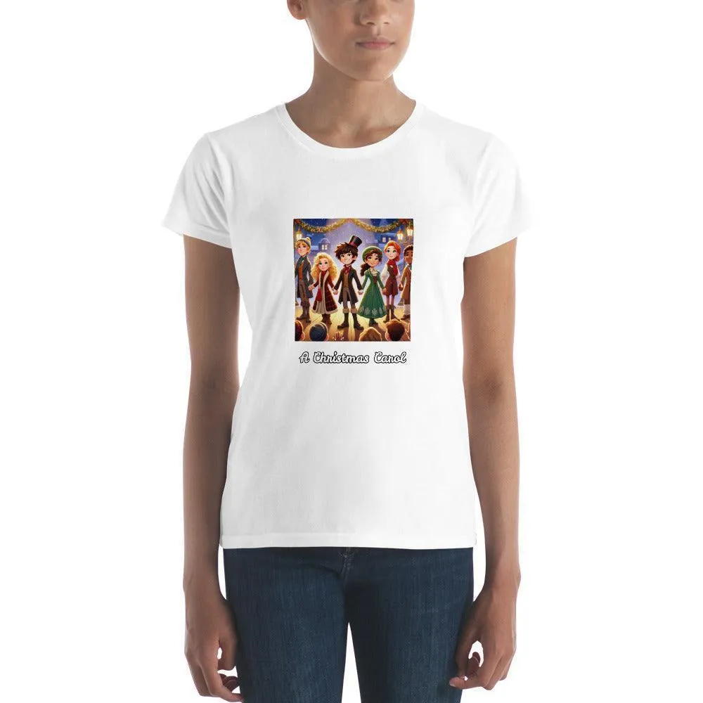 Christmas Carol Curtain Call - Women's short sleeve t-shirt