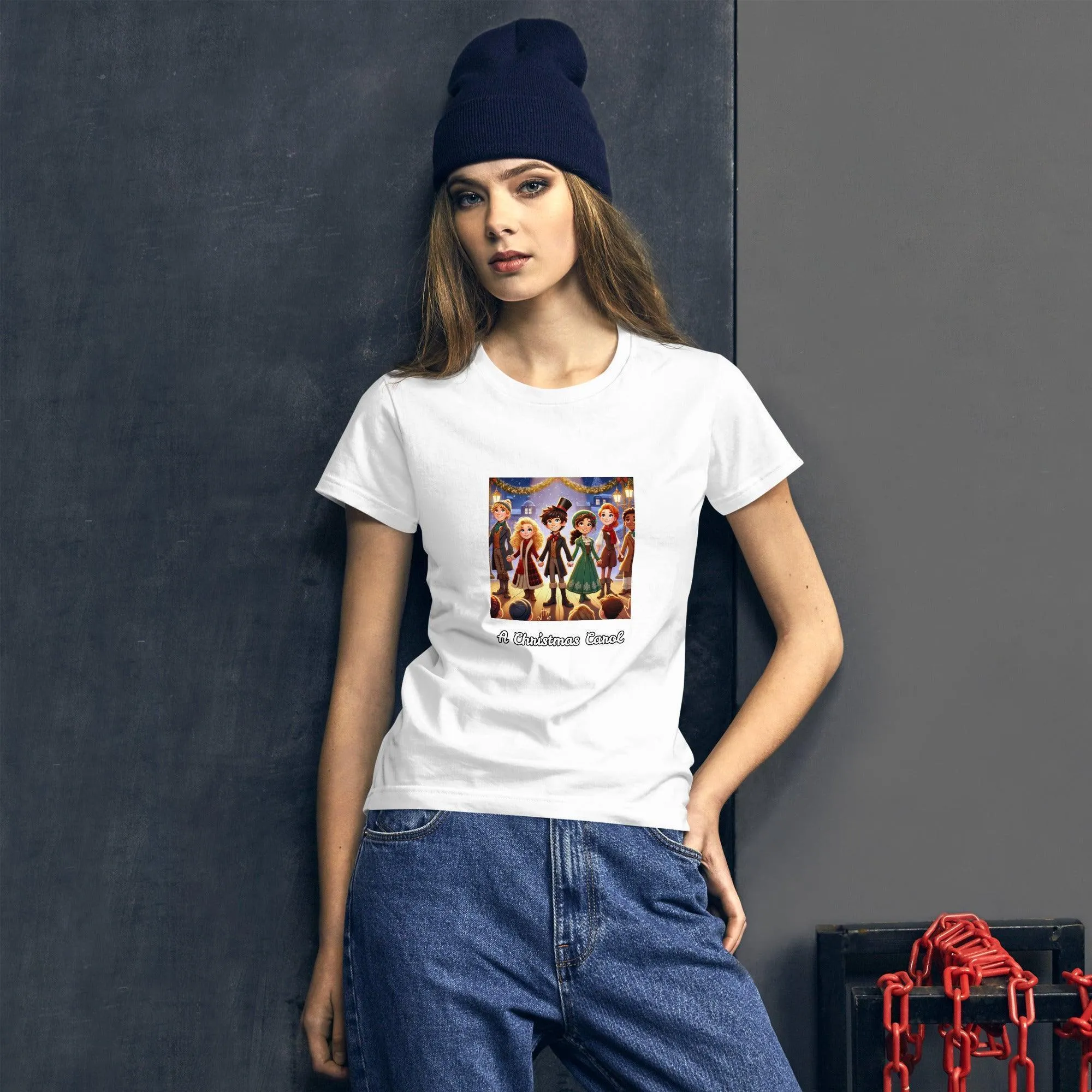 Christmas Carol Curtain Call - Women's short sleeve t-shirt