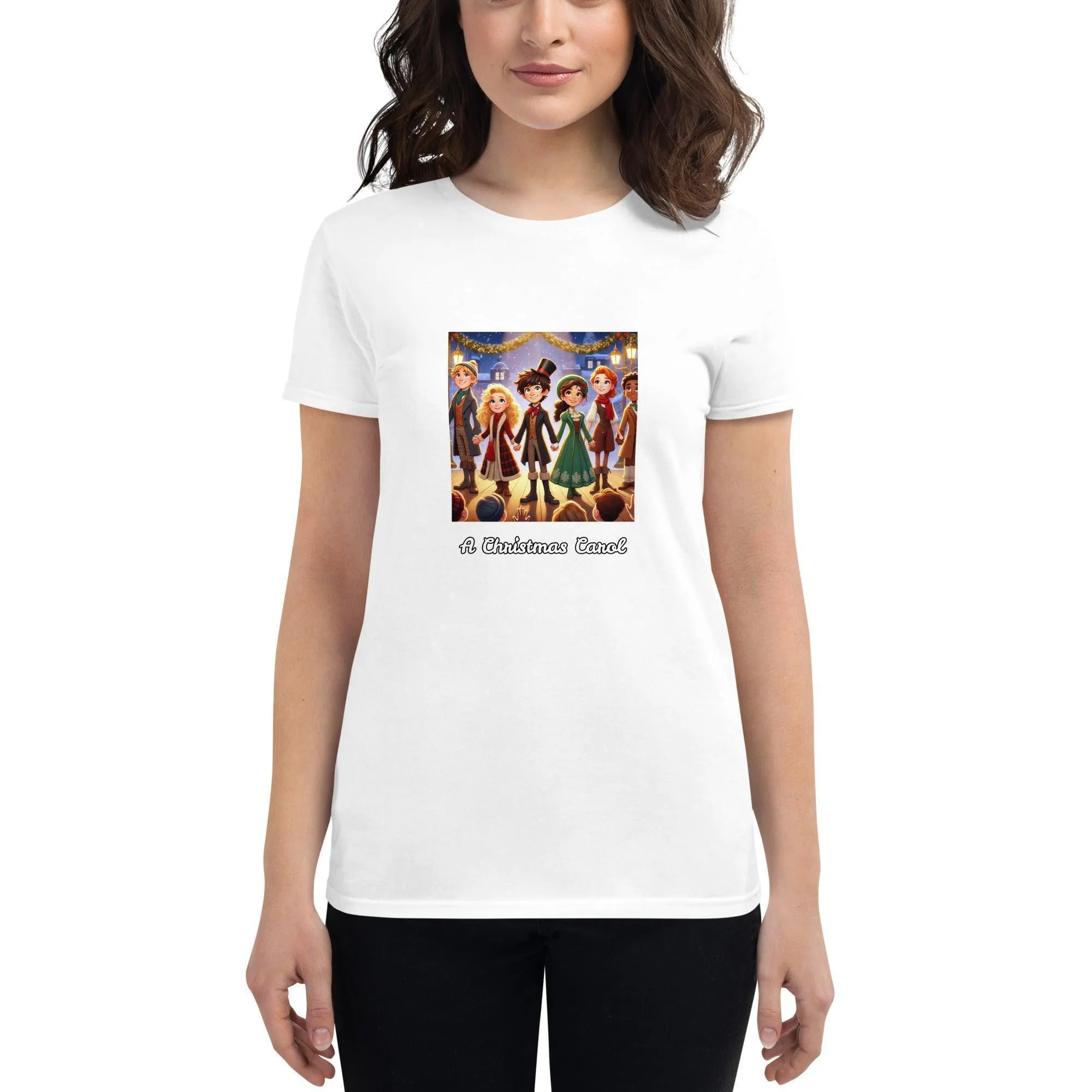 Christmas Carol Curtain Call - Women's short sleeve t-shirt