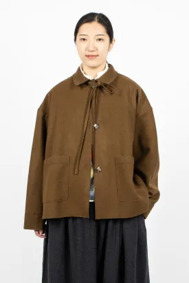 Cone Short Coat Brown