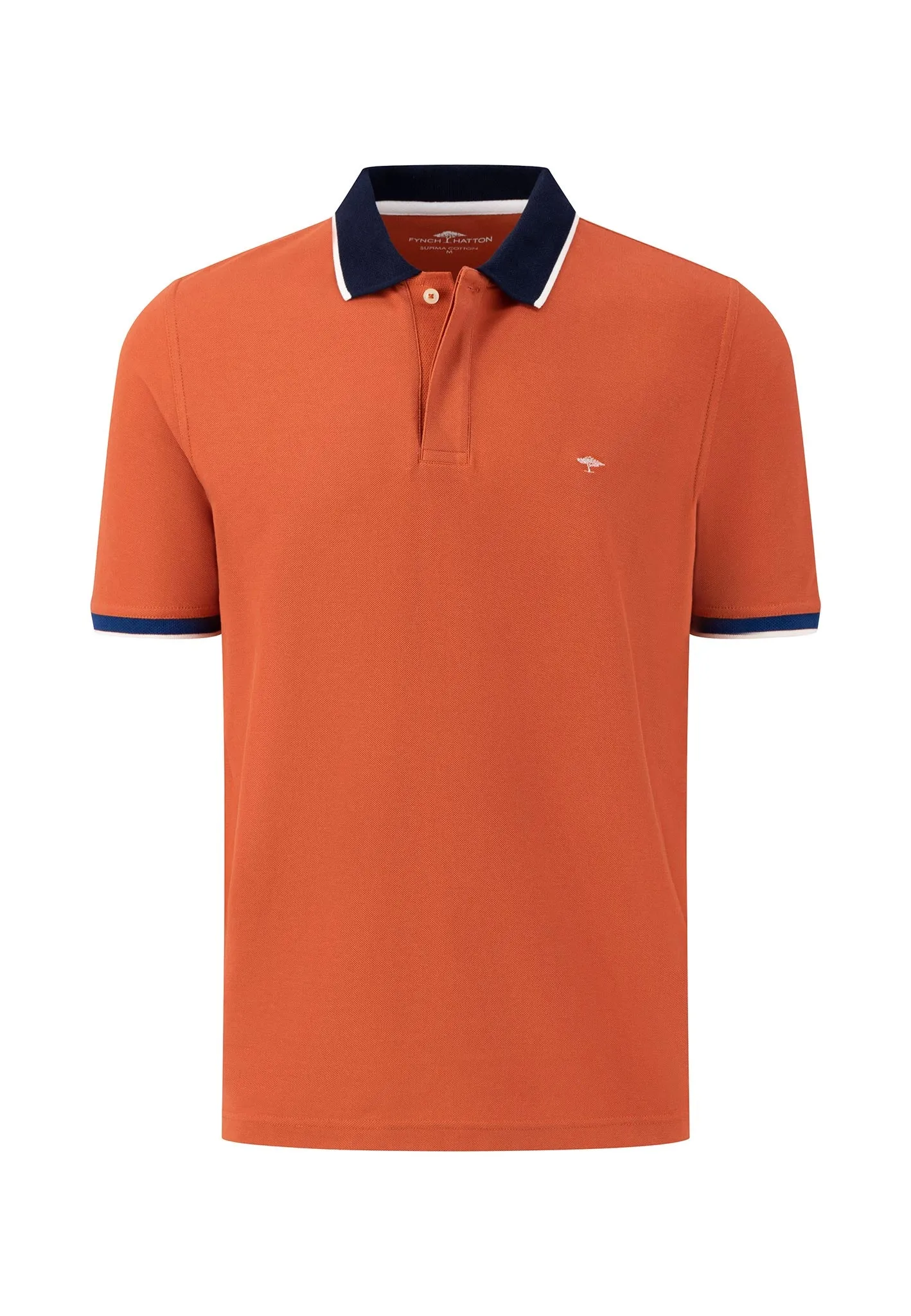 Contrast Collar Polo Shirt