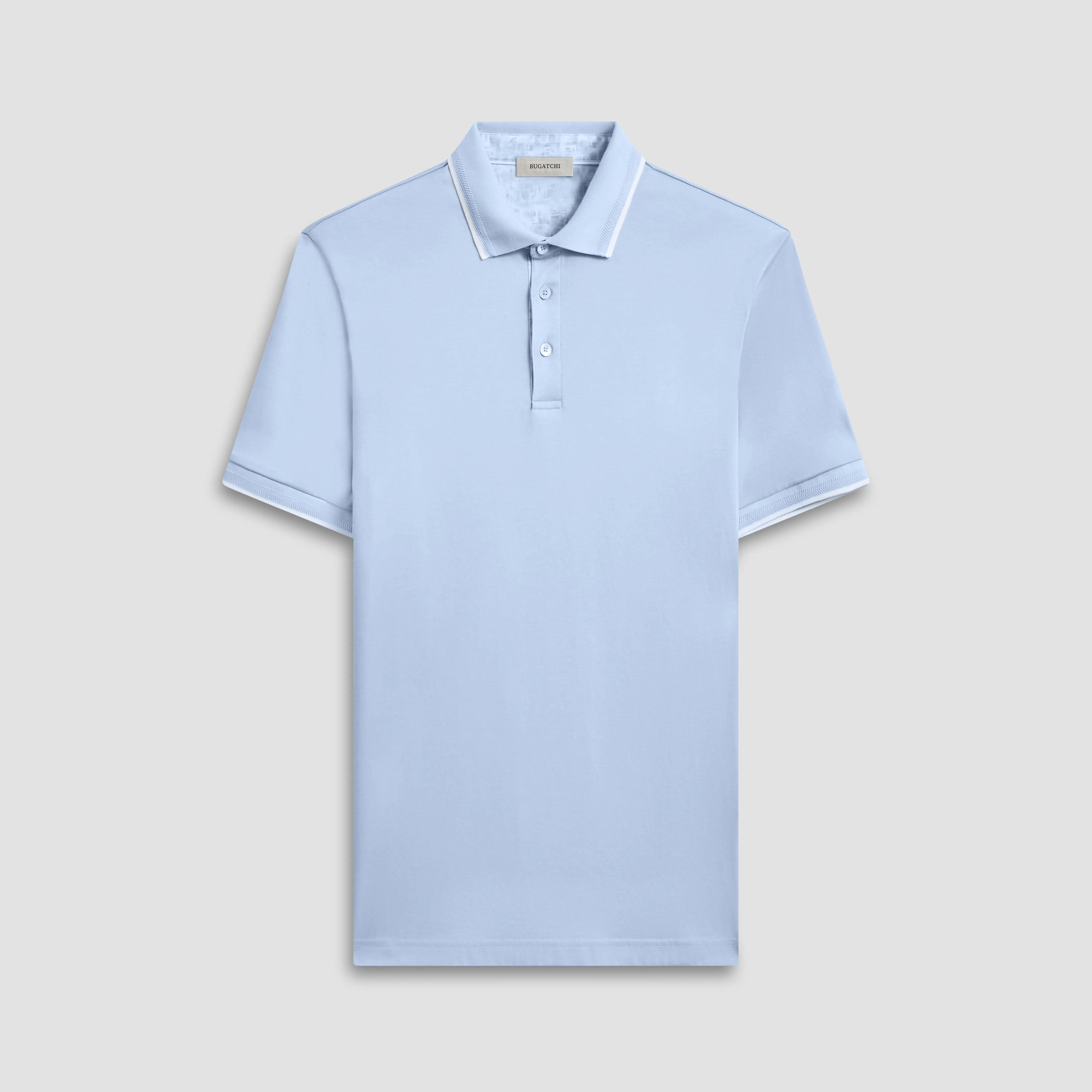 Contrast Three Button Polo