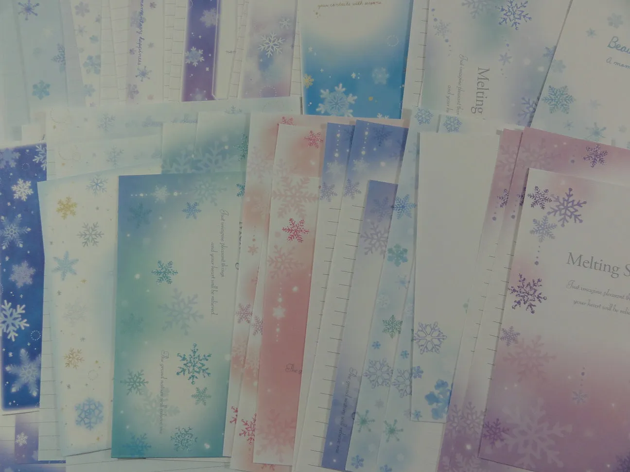 Cute Kawaii Winter Snow theme Letter Paper   Envelope Theme Set