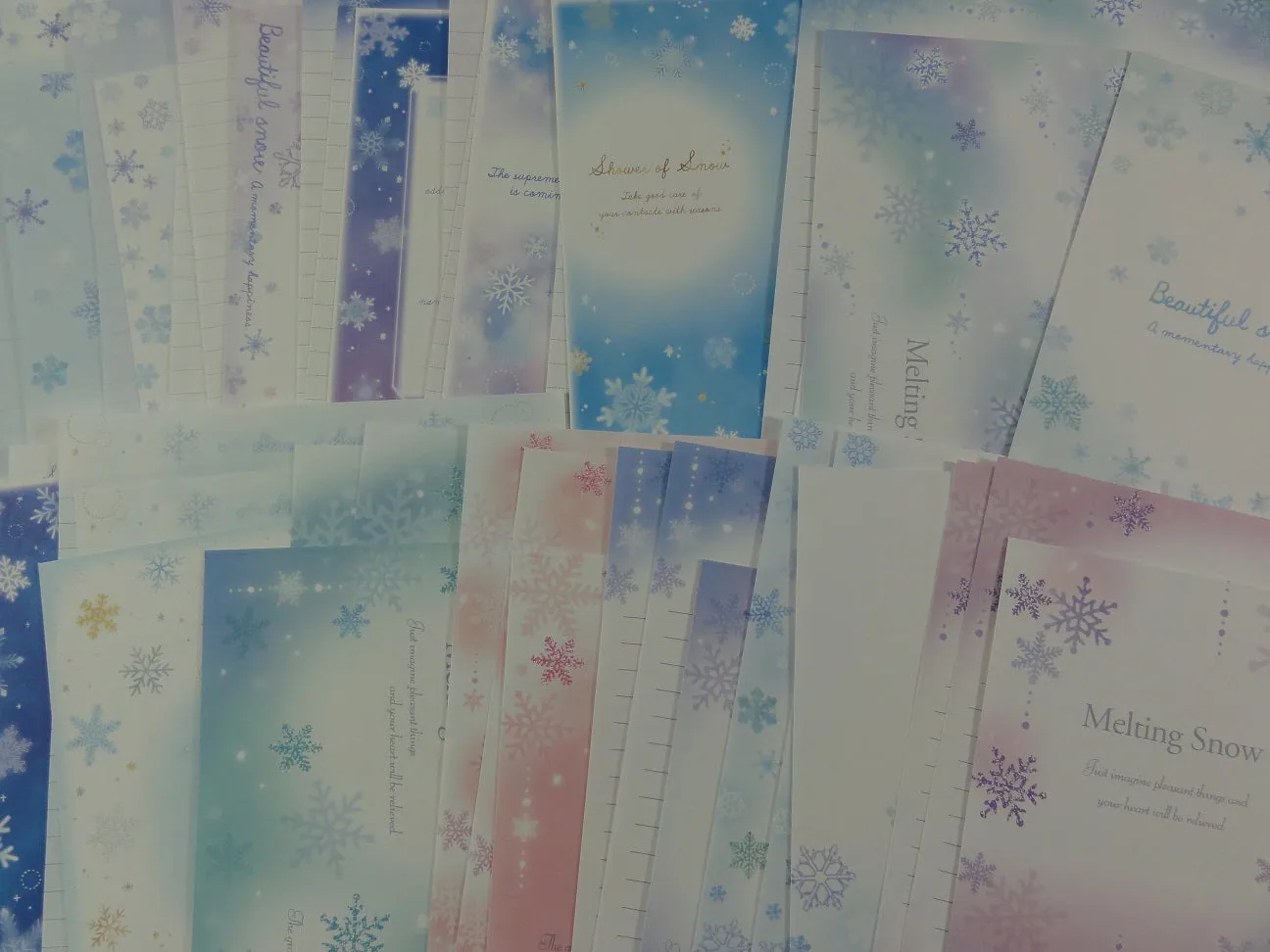 Cute Kawaii Winter Snow theme Letter Paper   Envelope Theme Set