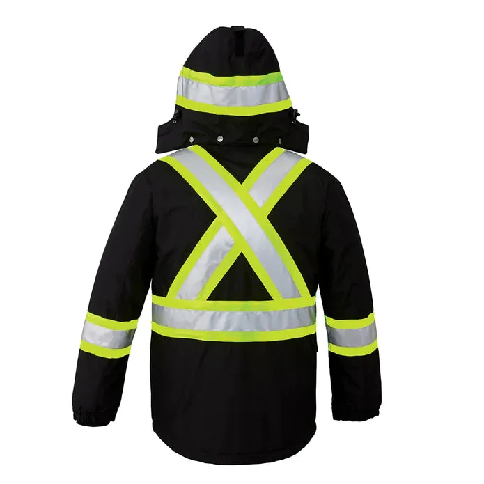 CX2 Armour – Hi-Vis Insulated Poly Canvas Workwear Parka - Style L01250