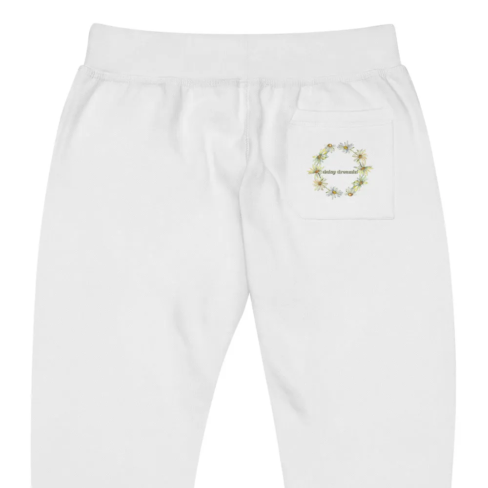 Daisy Unisex Fleece Sweatpants