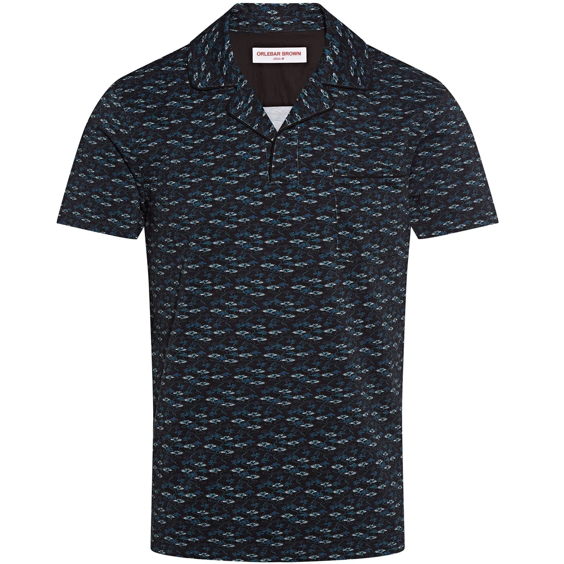 Donald Torus Polo Shirt Black/Aquamarine - SS22