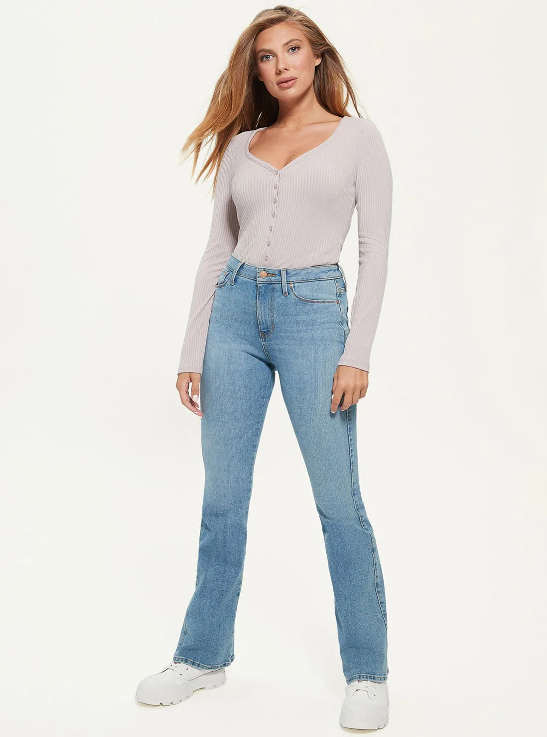 Eco Dust Raylynn Rib Henley Top