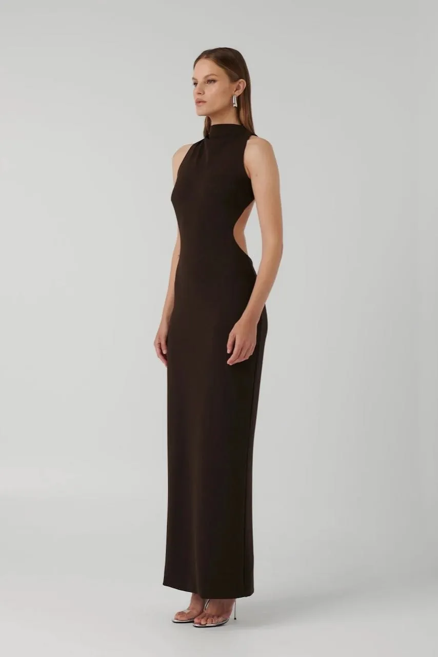 Effie Kats Ambre Gown - Coffee