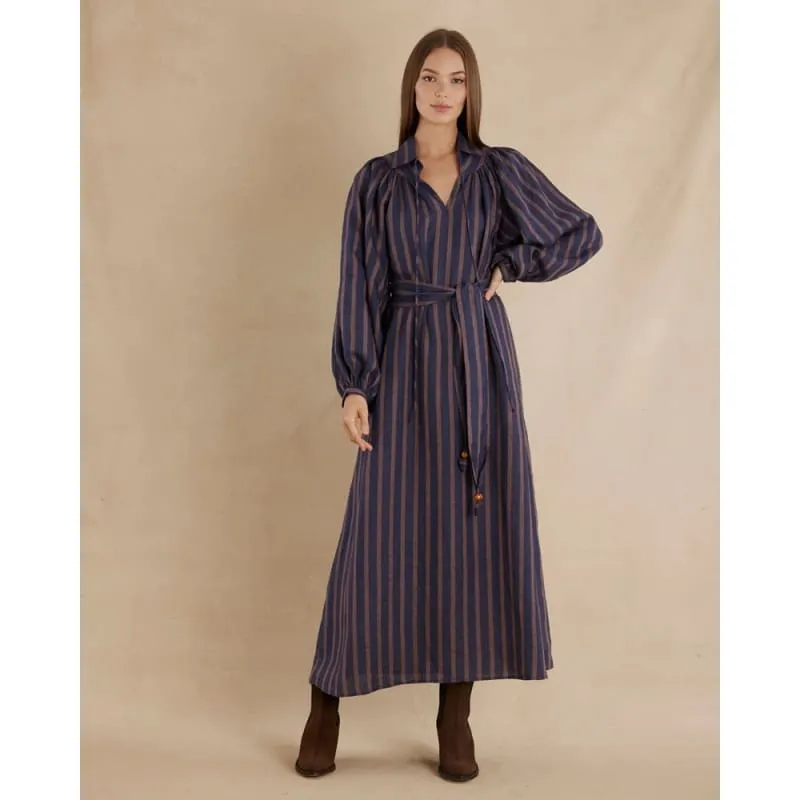 Estelle Linen Tunic Maxi Dress