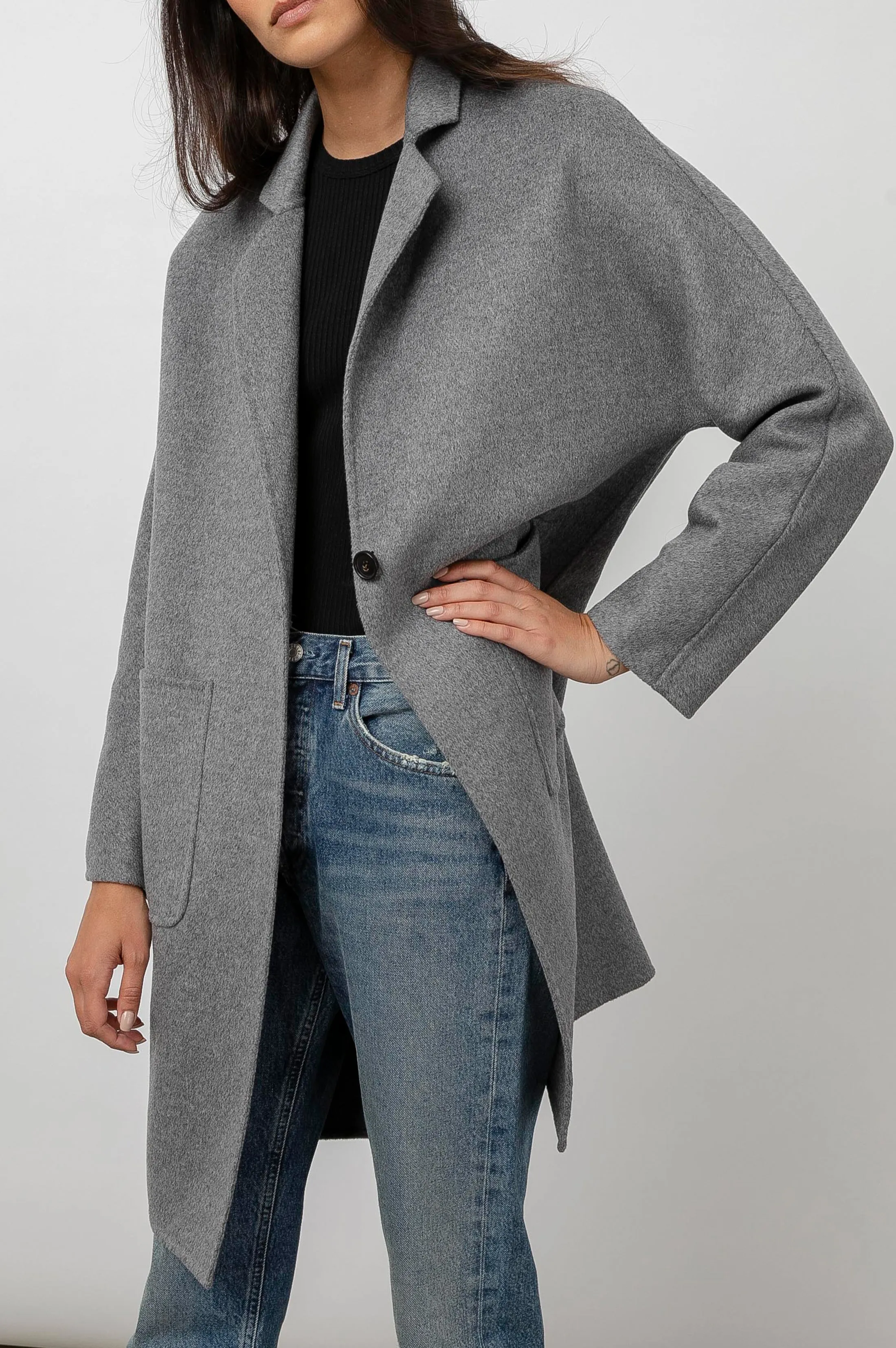 EVEREST COAT - HEATHER GREY