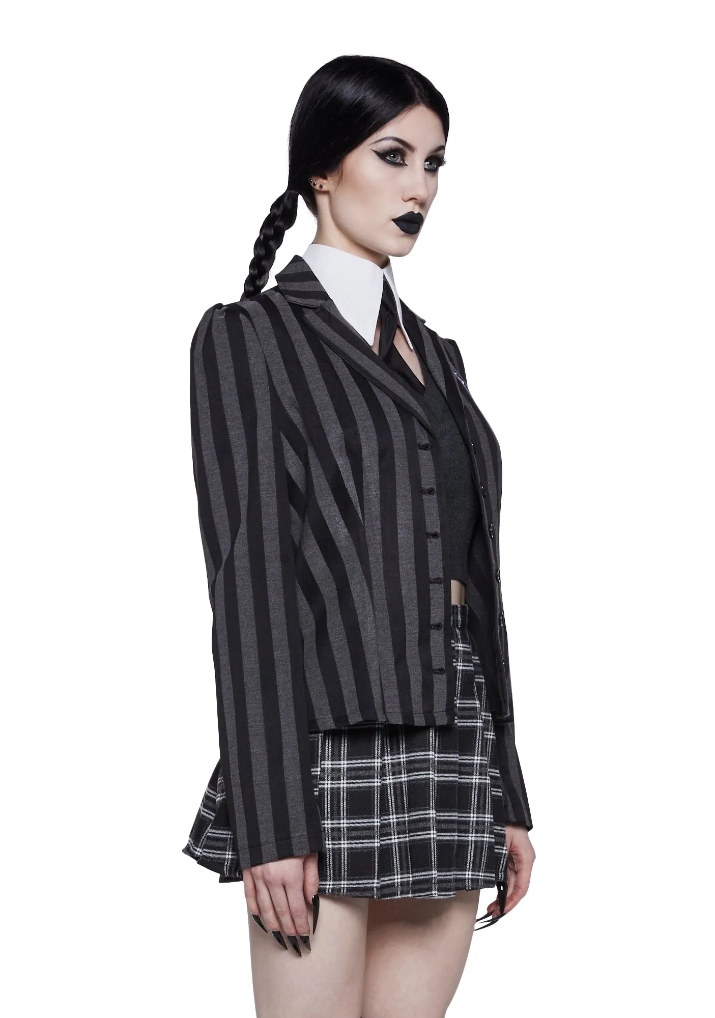 Goth School Girl Costume Set