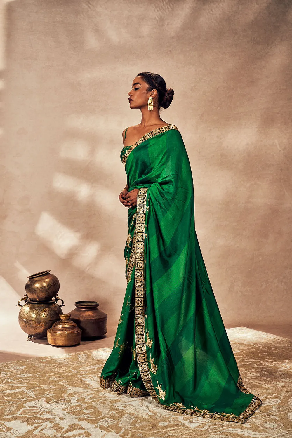 Green Mystic Saree