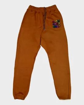 Grow Your Grit Sportswear fleece Caramel-Brown Joggers