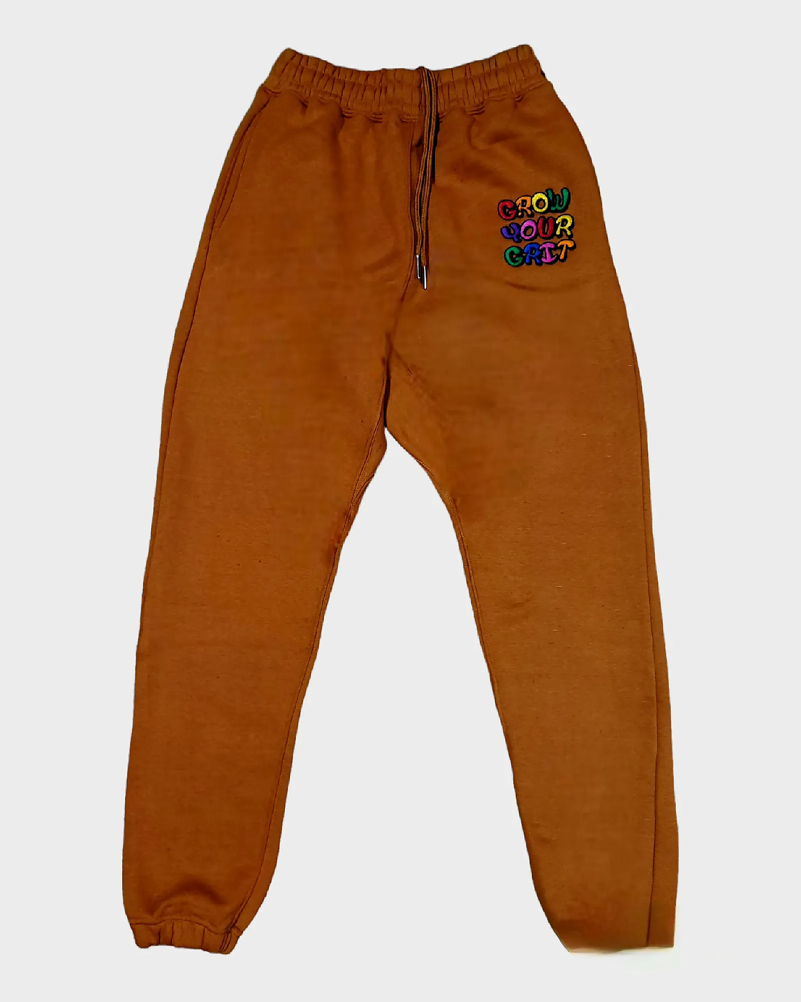 Grow Your Grit Sportswear fleece Caramel-Brown Joggers