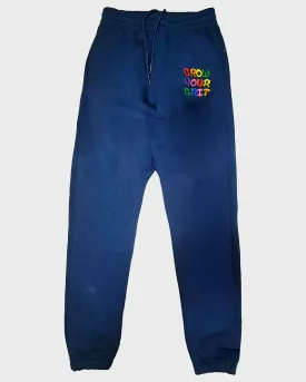 Grow Your Grit Sportswear fleece Mid-night Blue Joggers