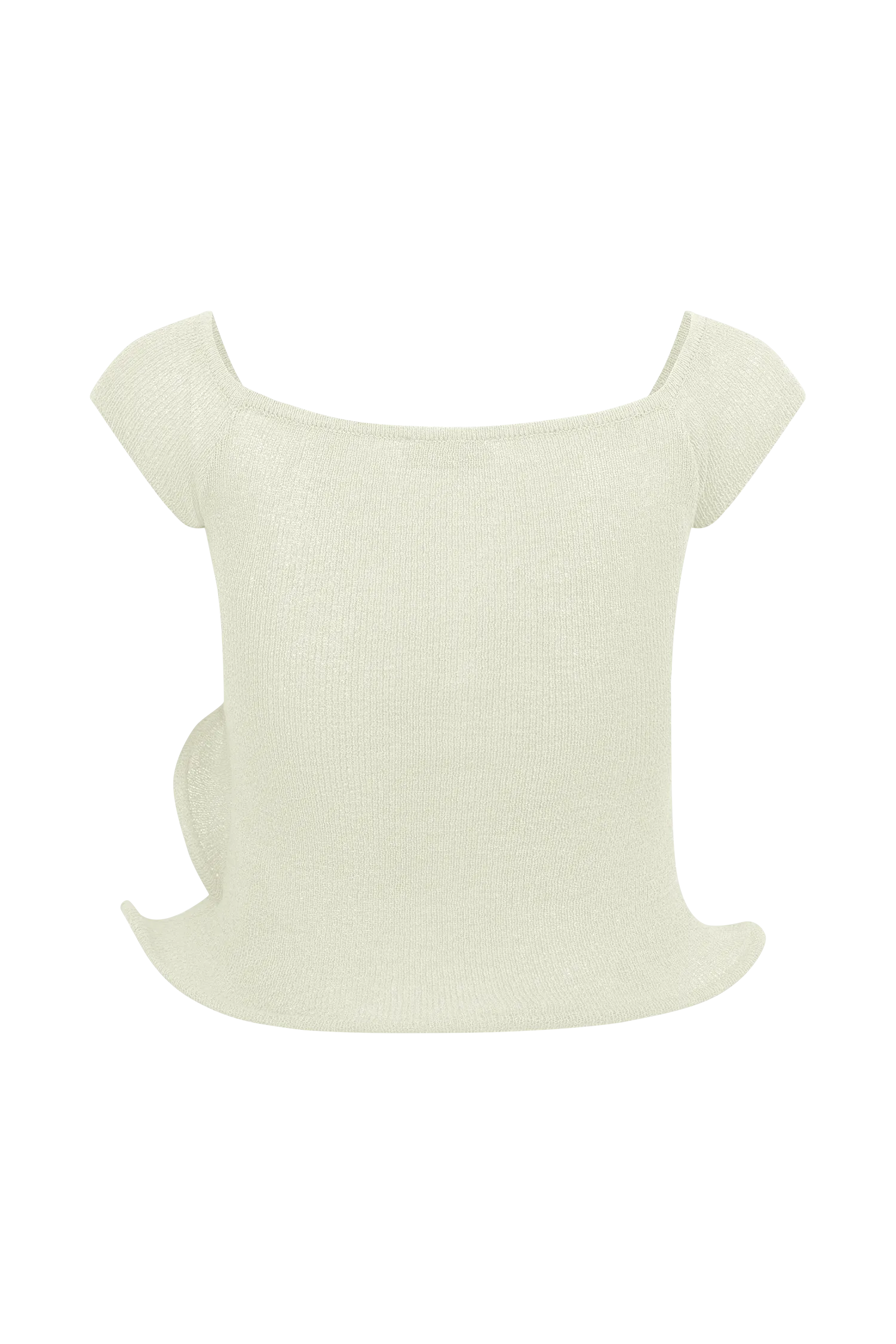 Haisley Off Shoulder Knit Top - Ivory