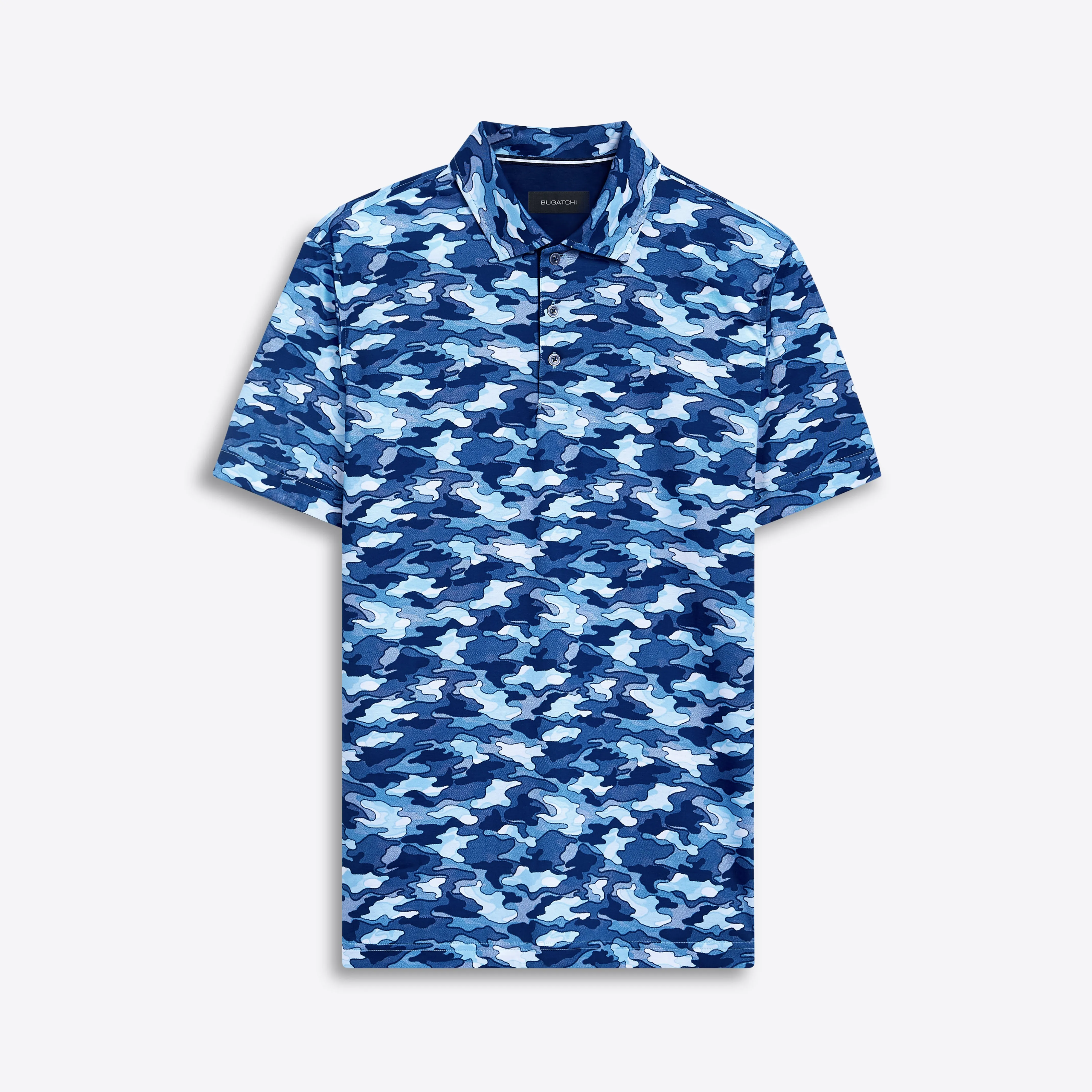 Hendrix Camouflage Print Polo