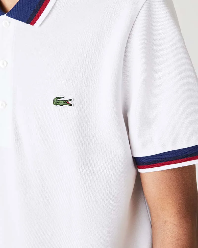 Lacoste Regular Fit Contrast Collar Polo