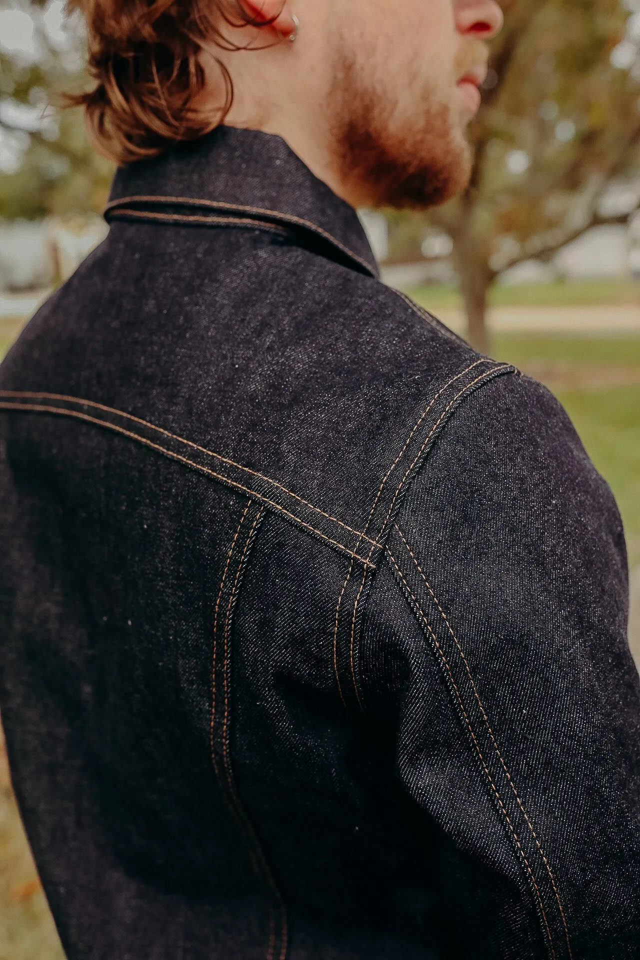 LINED SUPPLY JACKET- 15OZ INDIGO