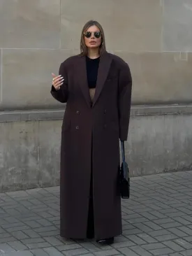 Madison - Oversized wool blend coat