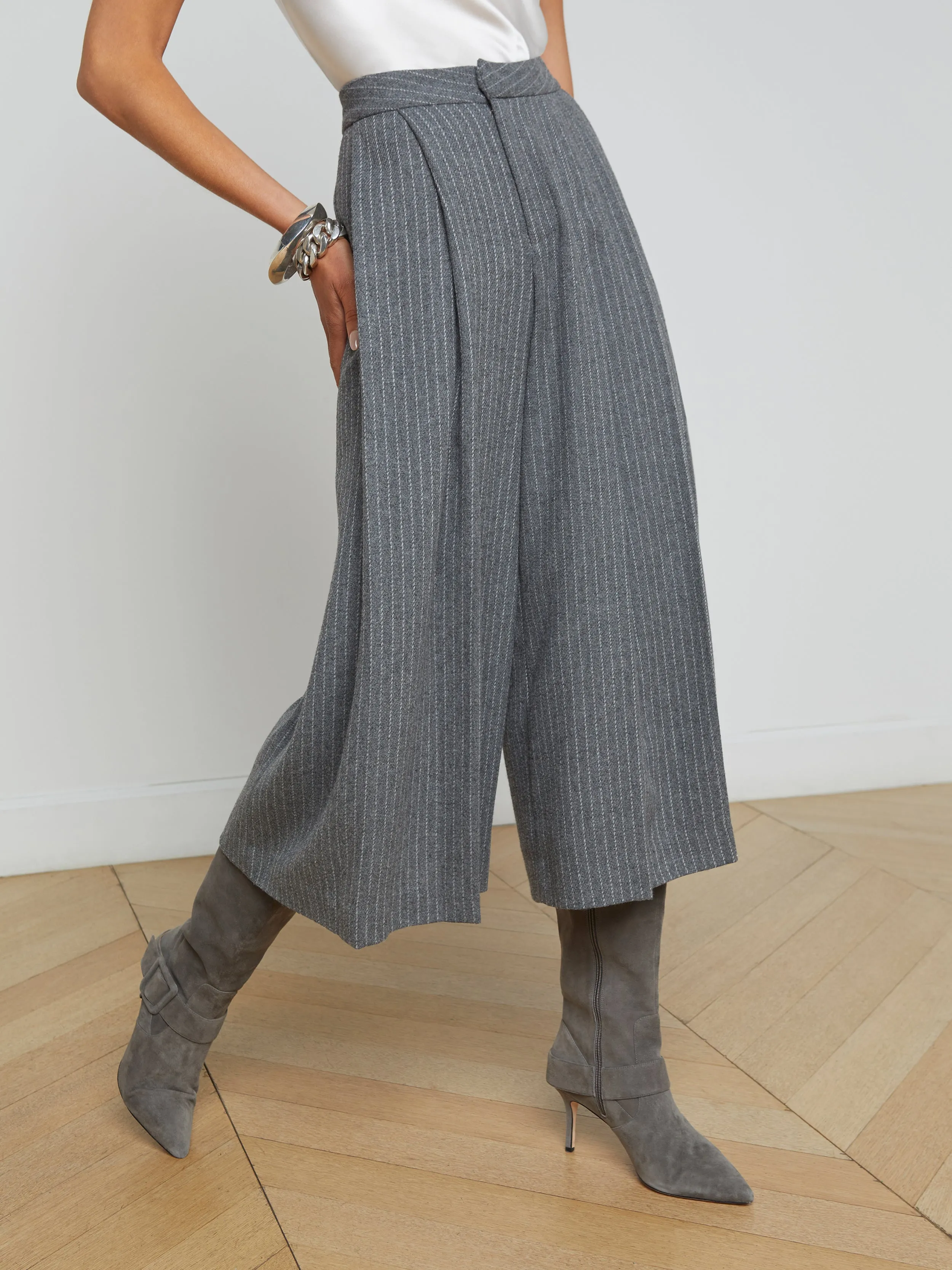 Mahalia Pinstriped Culotte