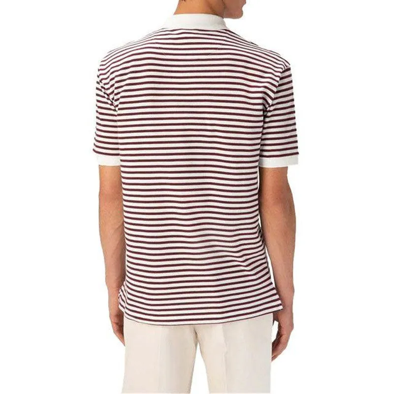 Men's Bally Striped Polo Shirt