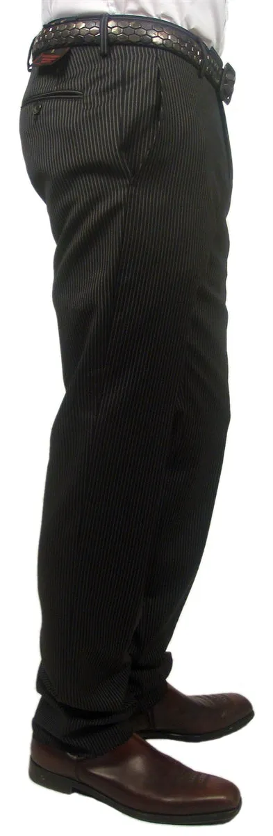 Men's John Richmond - "IMPERIA" Striped Trousers in Black