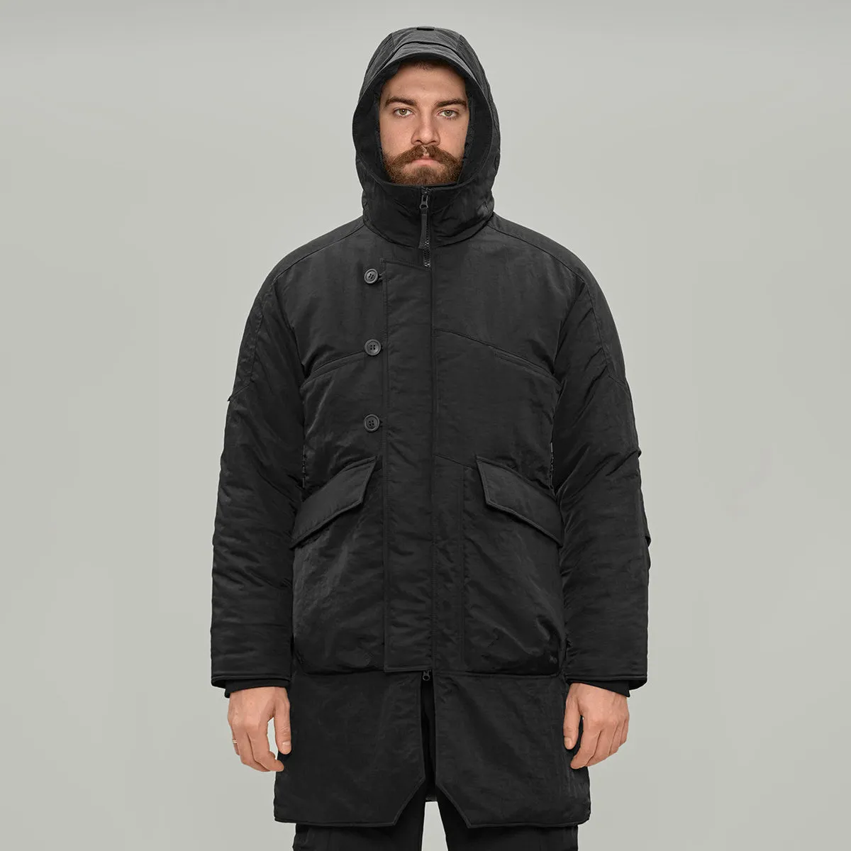 N3B Angularity Parka Gen.1 RD-N3BAP_GEN.1 BLACK