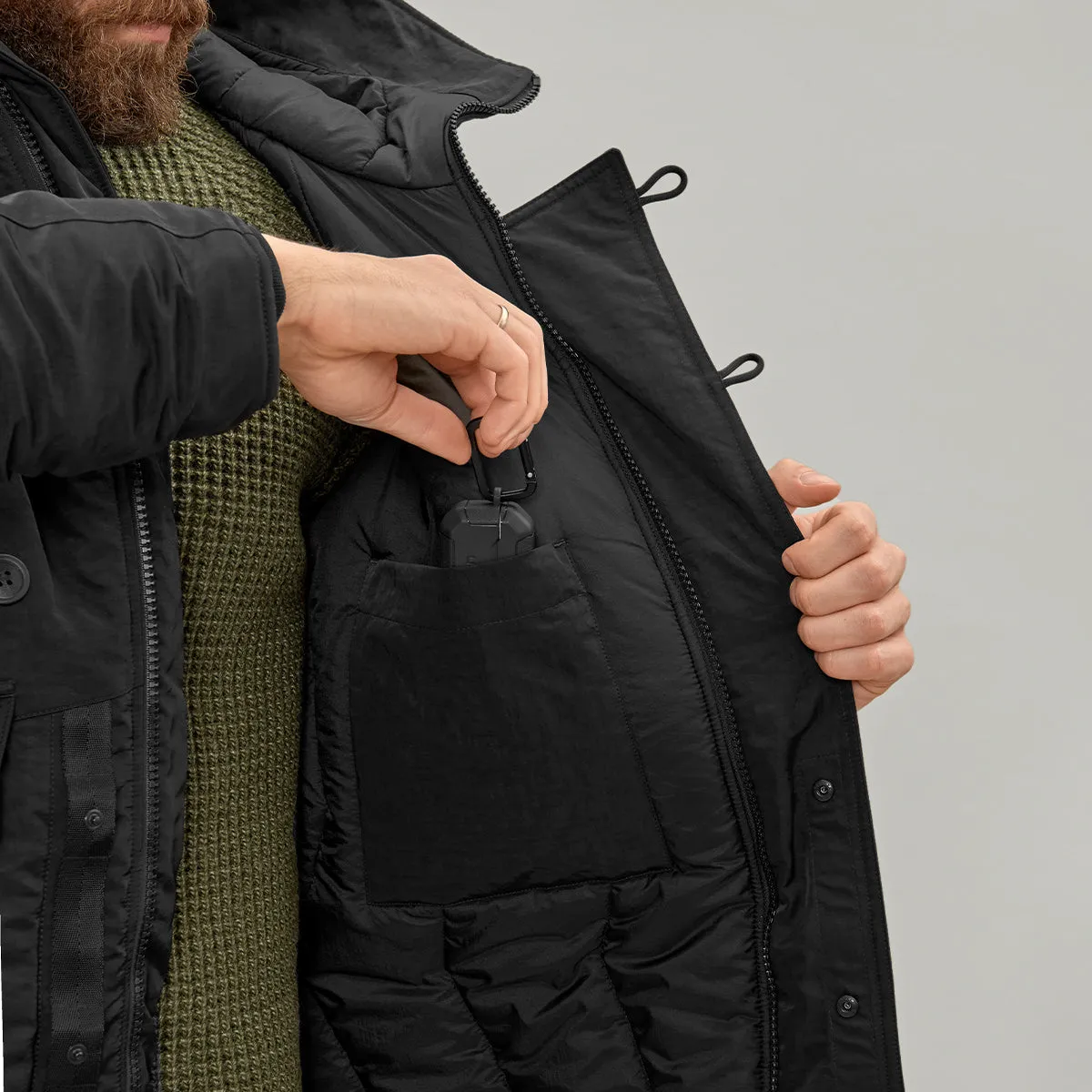 N3B Angularity Parka Gen.1 RD-N3BAP_GEN.1 BLACK