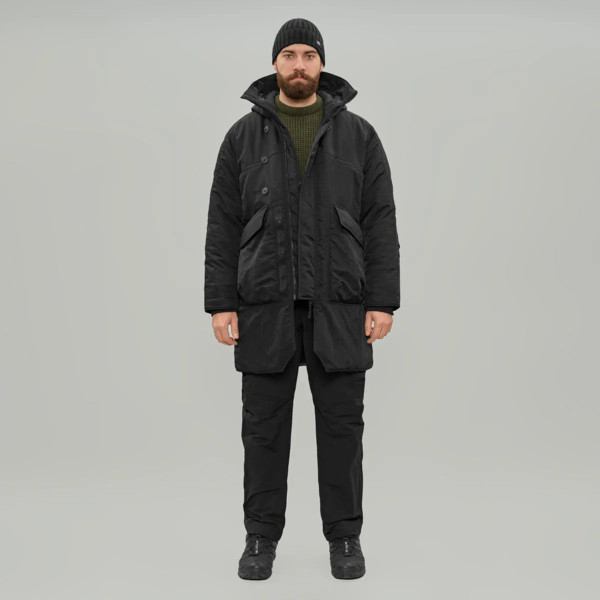 N3B Angularity Parka Gen.1 RD-N3BAP_GEN.1 BLACK