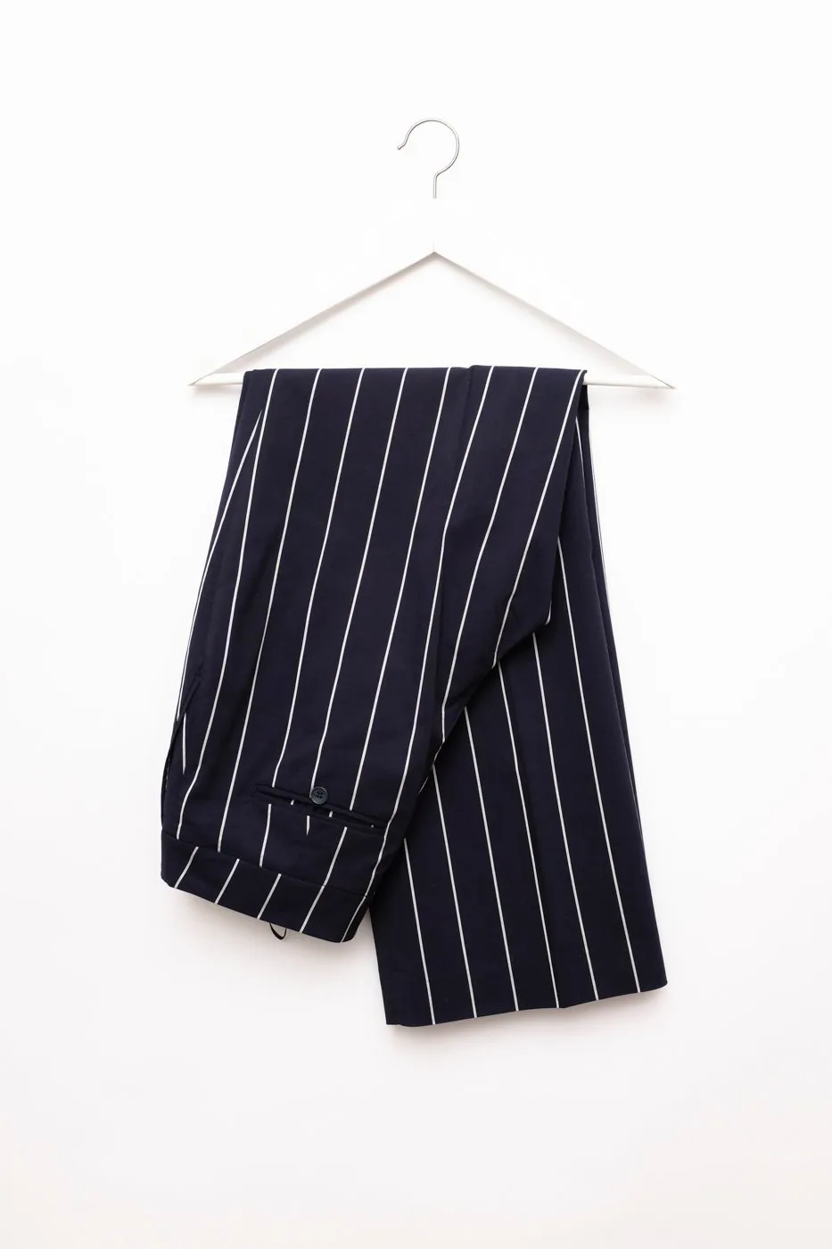 NAVY MARLENE PINSTRIPES PANTS