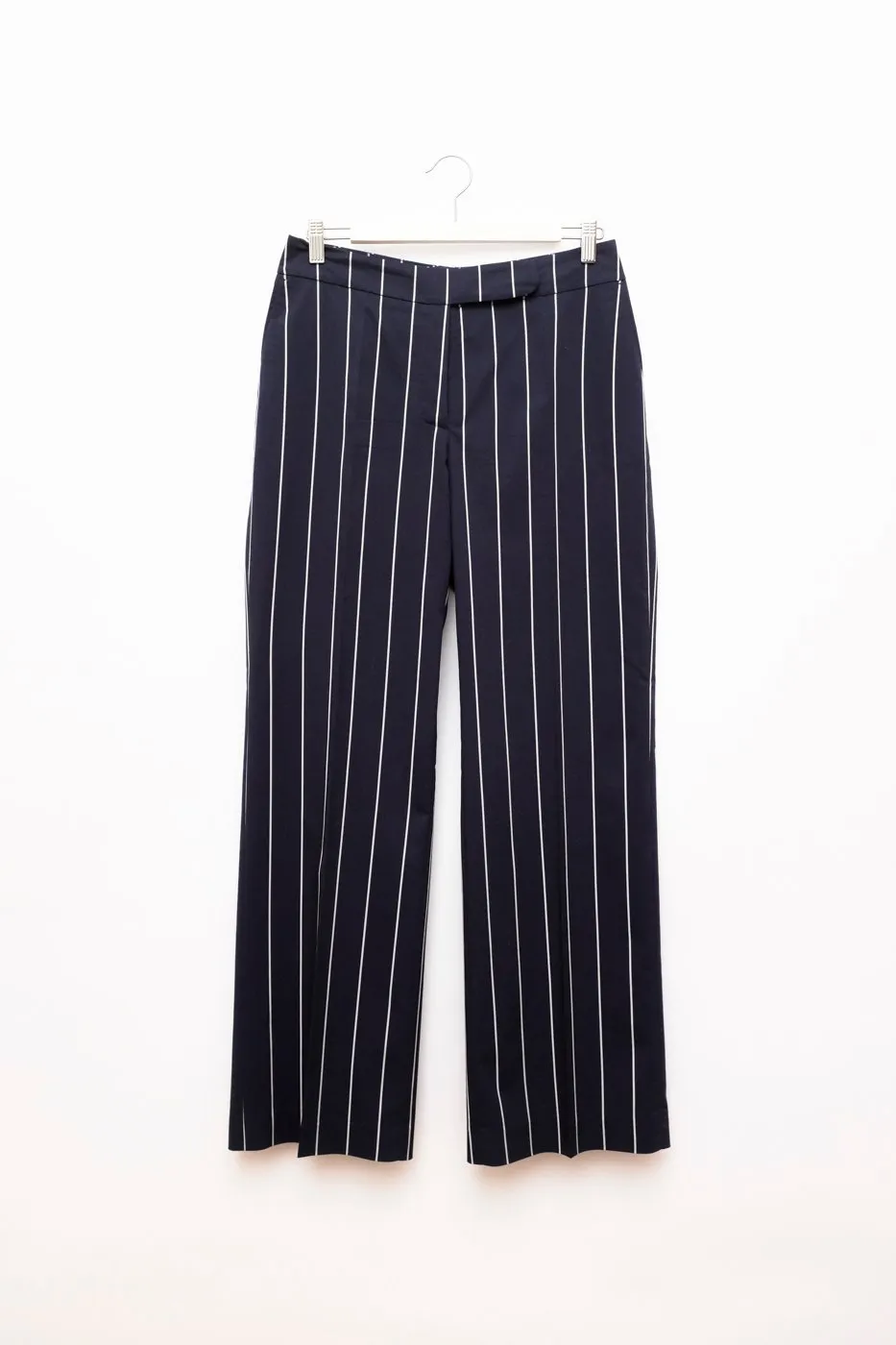 NAVY MARLENE PINSTRIPES PANTS