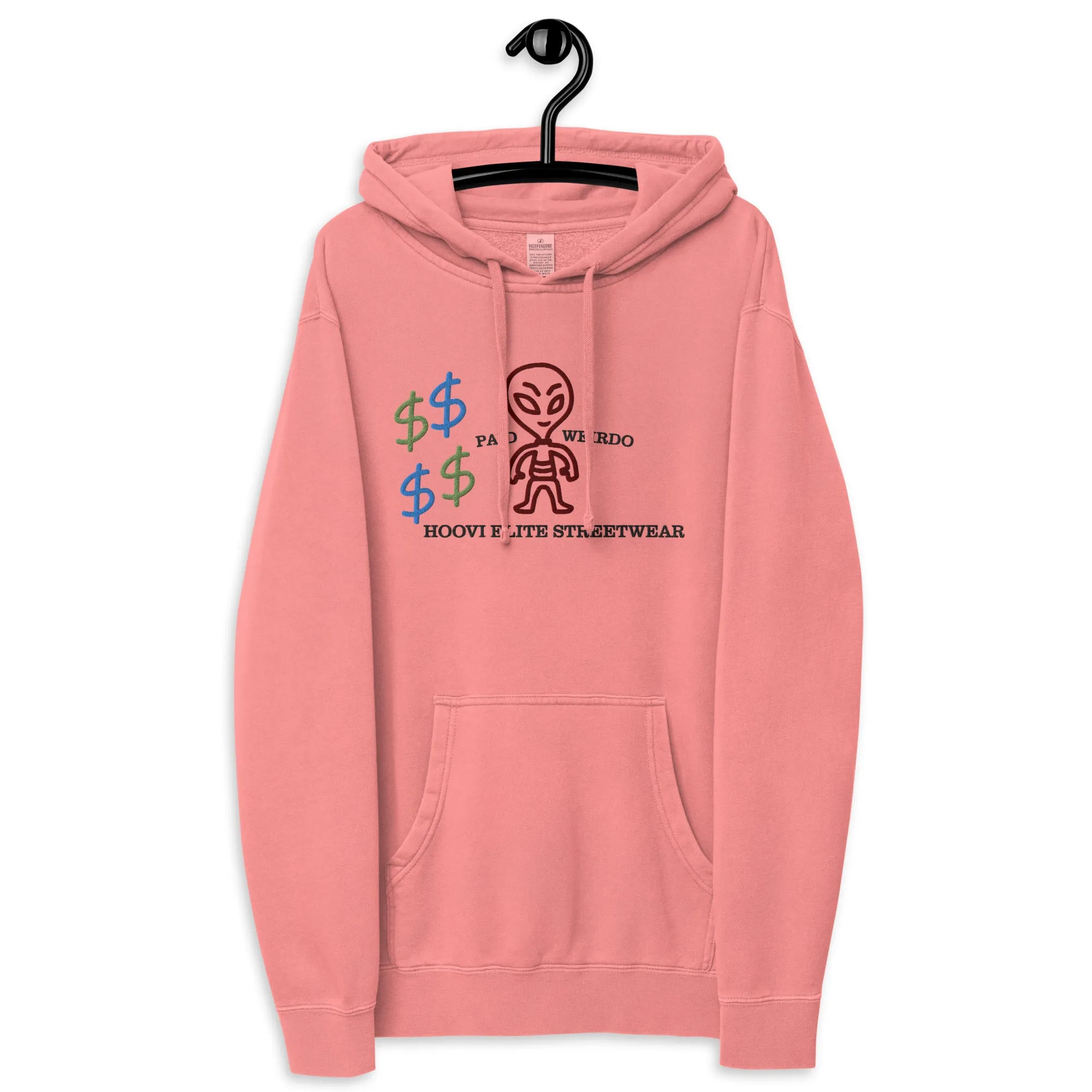 Paid Weirdo Unisex pigment dyed hoodie