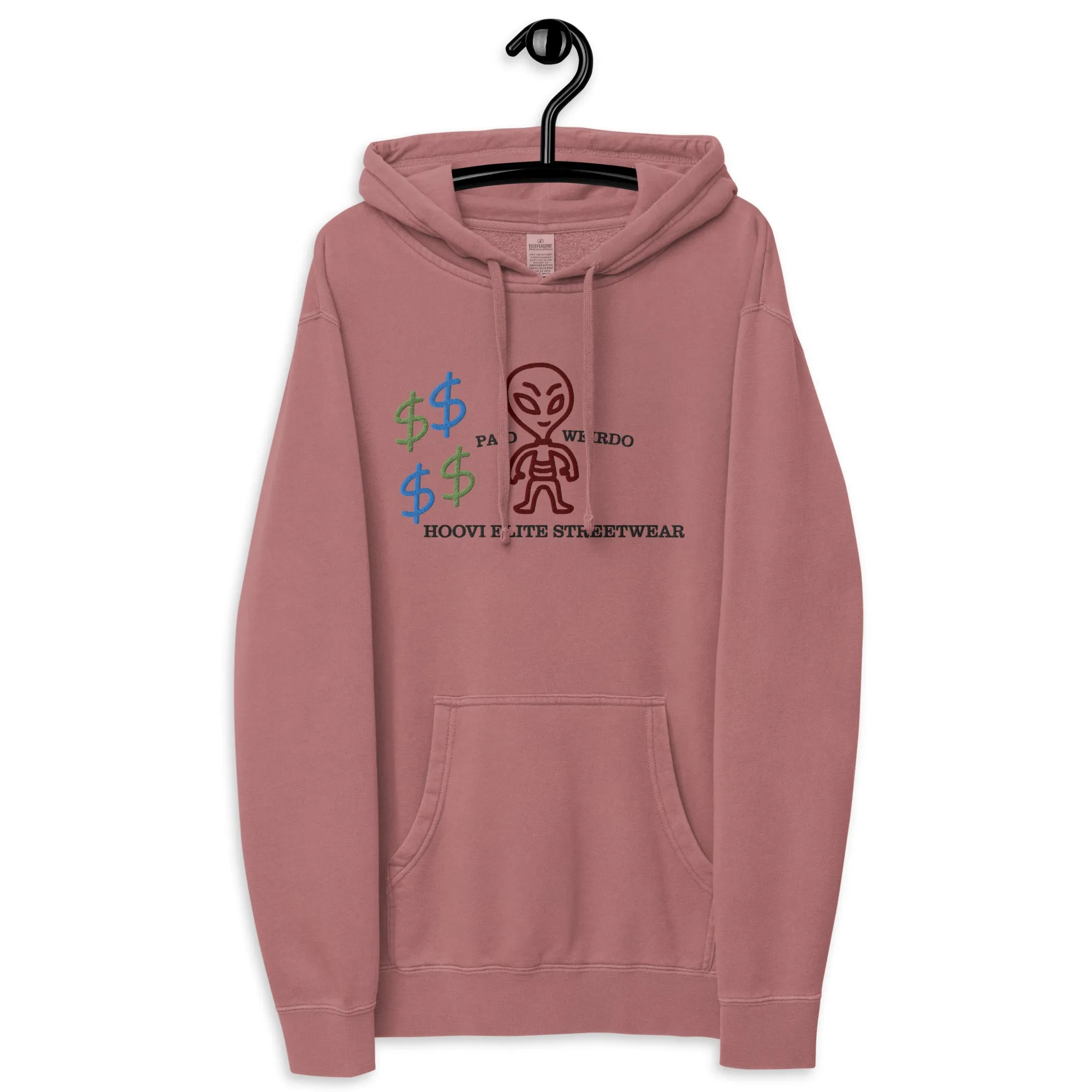 Paid Weirdo Unisex pigment dyed hoodie