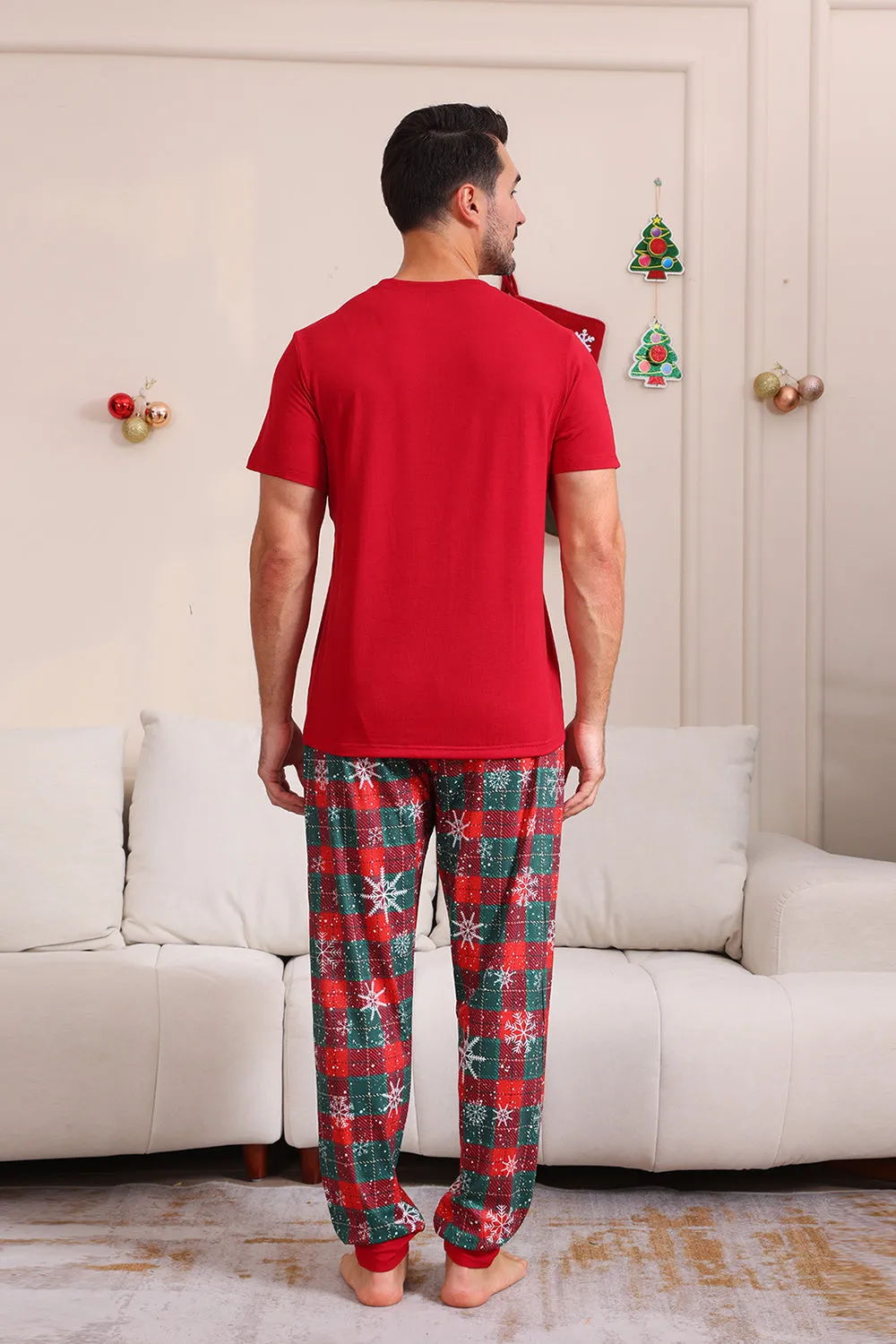 Red Merry Christmas Family Pajama Sets