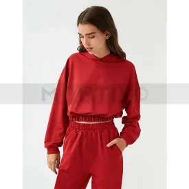 Red Oversized Co-Ord Set