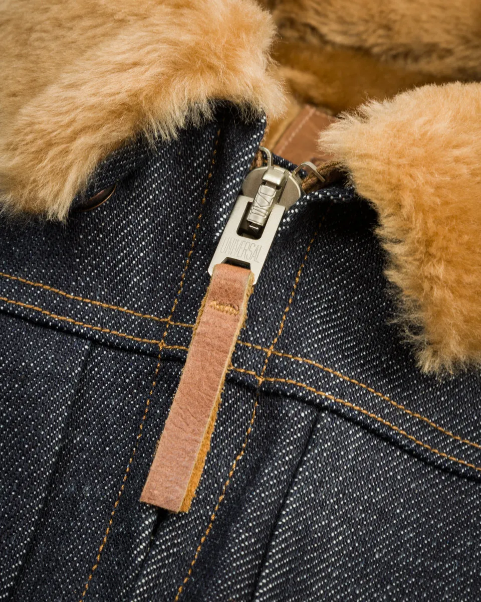 RJ-2 Shearling Rider's Jacket - 20oz Denim