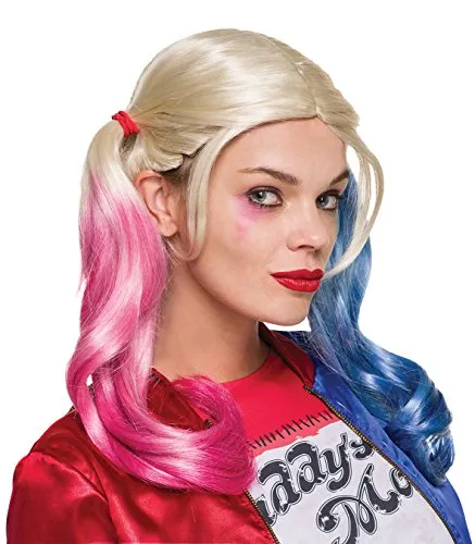 Rubie's Costume Co. Women's Suicide Squad Harley Quinn Value Wig, As Shown, One Size