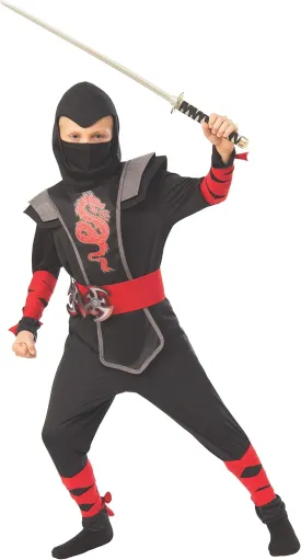 Rubie's Red Ninja Costume for Kids