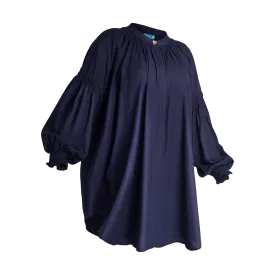 THE STROMBUS BANDED TUNIC-NAVY